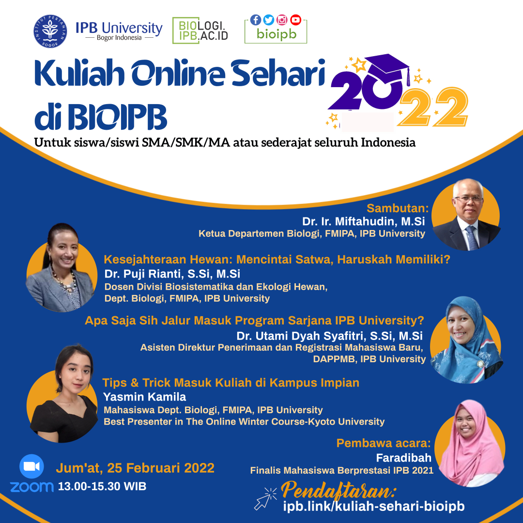 ONE DAY ONLINE LECTURE IN BIOIPB 2022